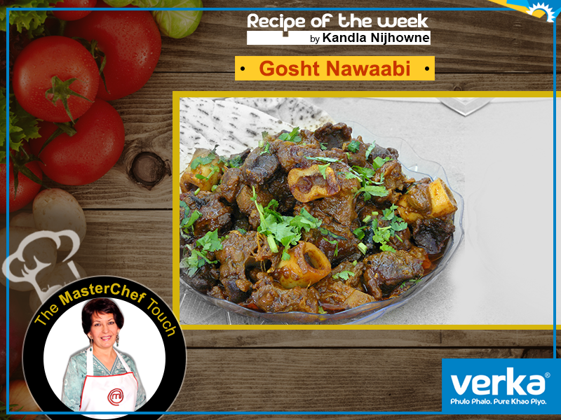 Gosht Nawaabi using Verka Dahi